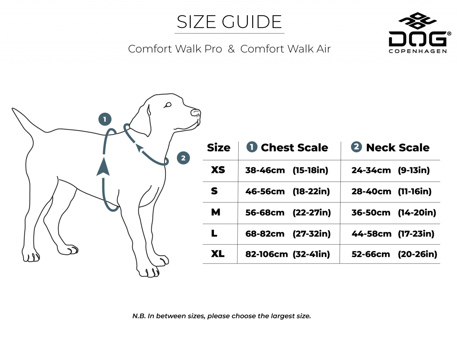 Comfort Walk Pro™ Sele - Sort - Dog Copenhagen - Seler & Dækkener - ABC